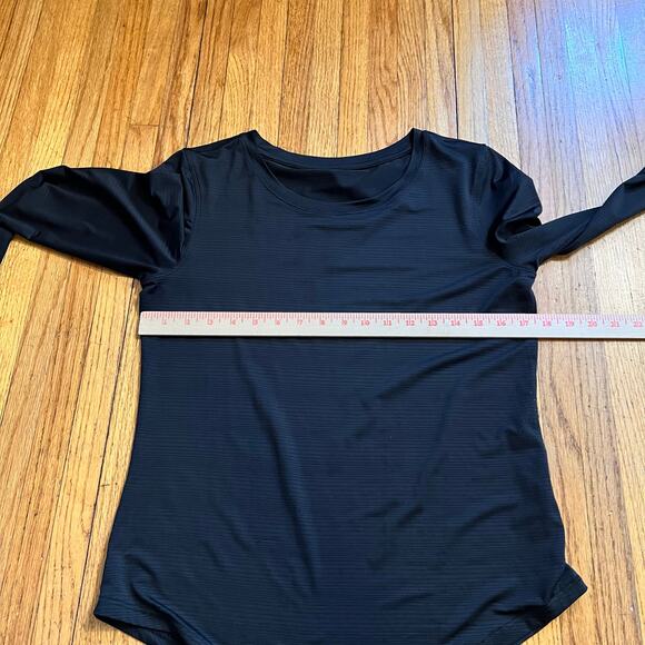 Zyia Active Shirt Womens XS Black Performance Long Sleeve Running Top - Picture 6 of 7